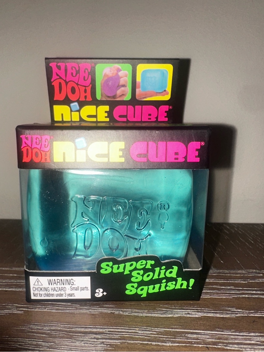 Authentic Needoh Schylling Nice Club Blue Squishy rare hard to find
